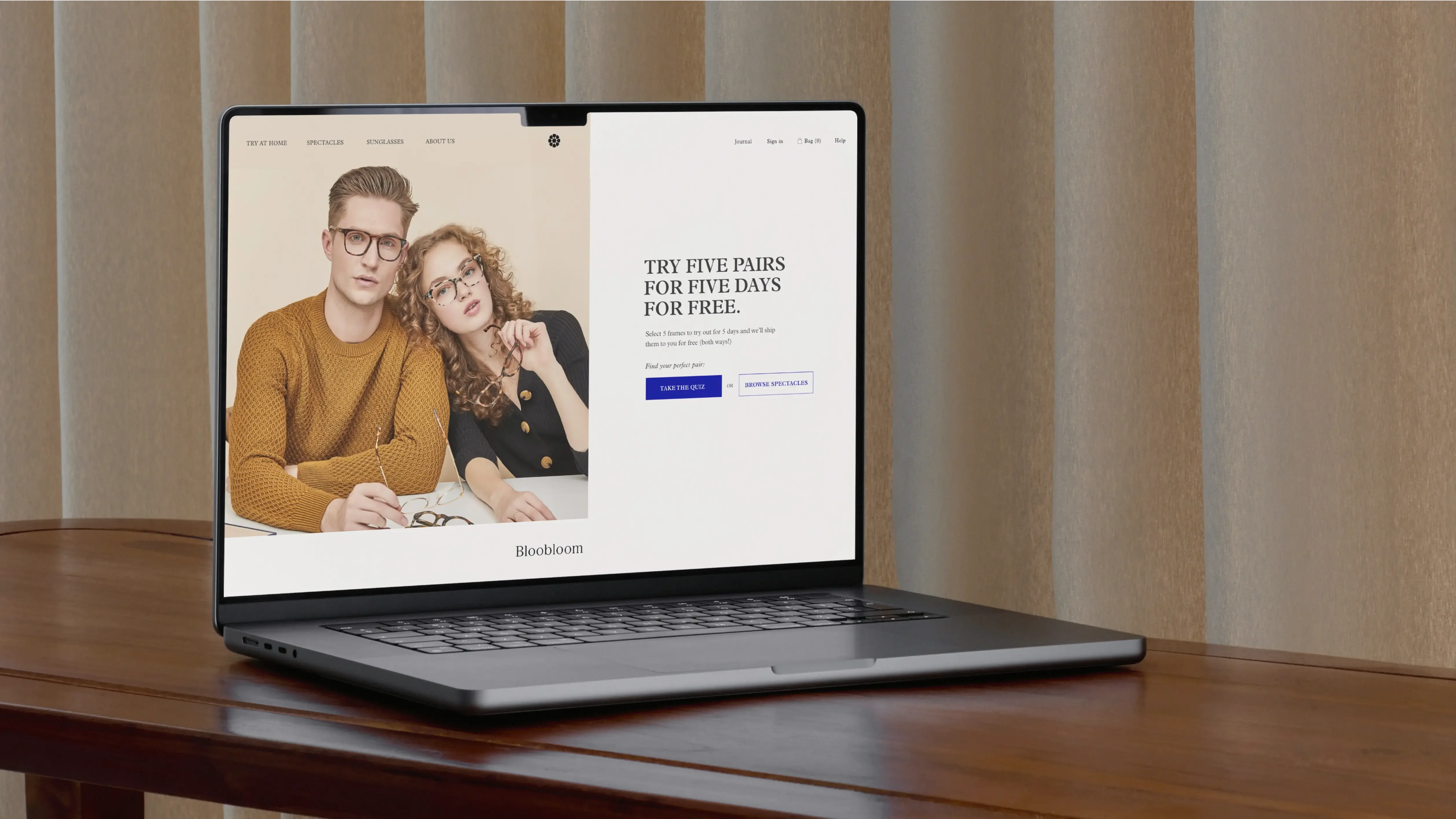 Bloobloom website design by Bodkin Studio.