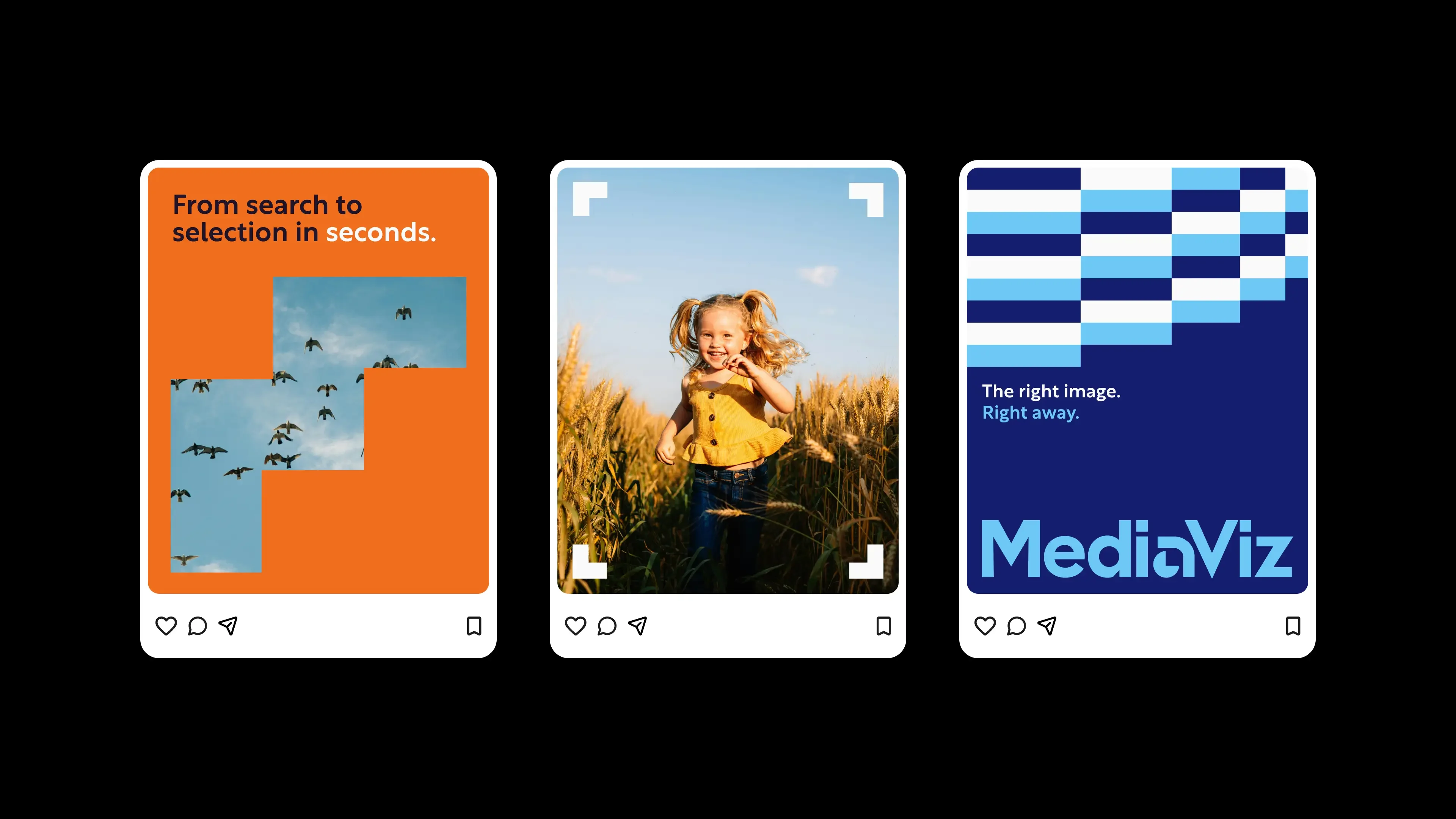 MediaViz social media templates and campaign graphics