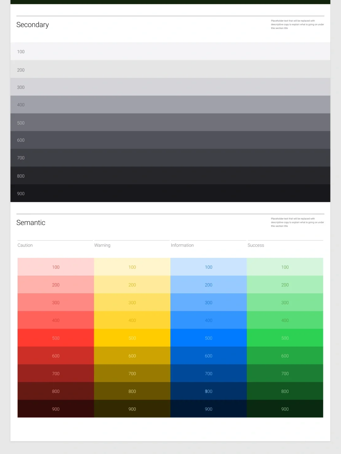 AlixPartners secondary and semantic colour gradients