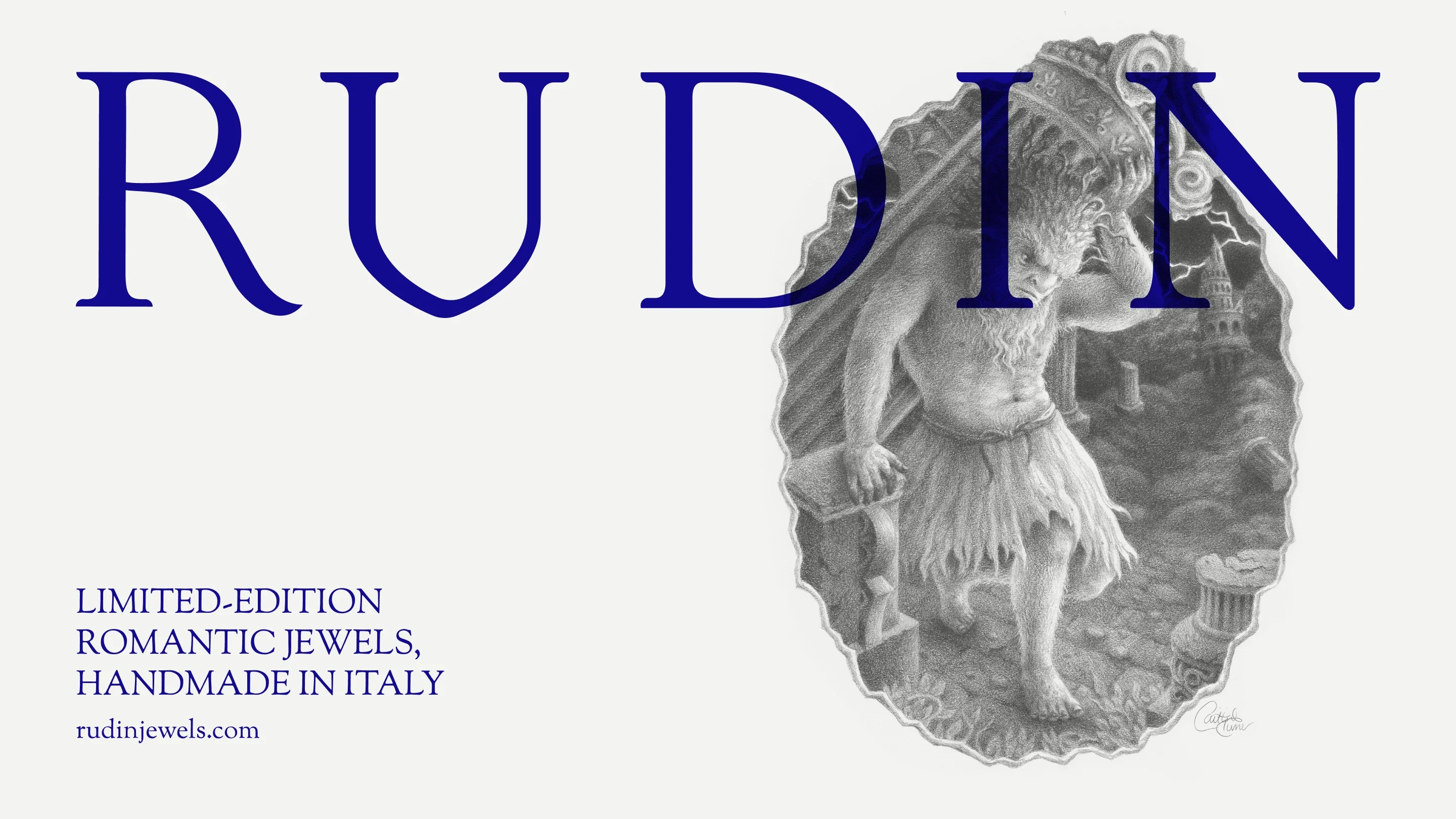 Rudin campaign artwork for limited-edition jewellery
