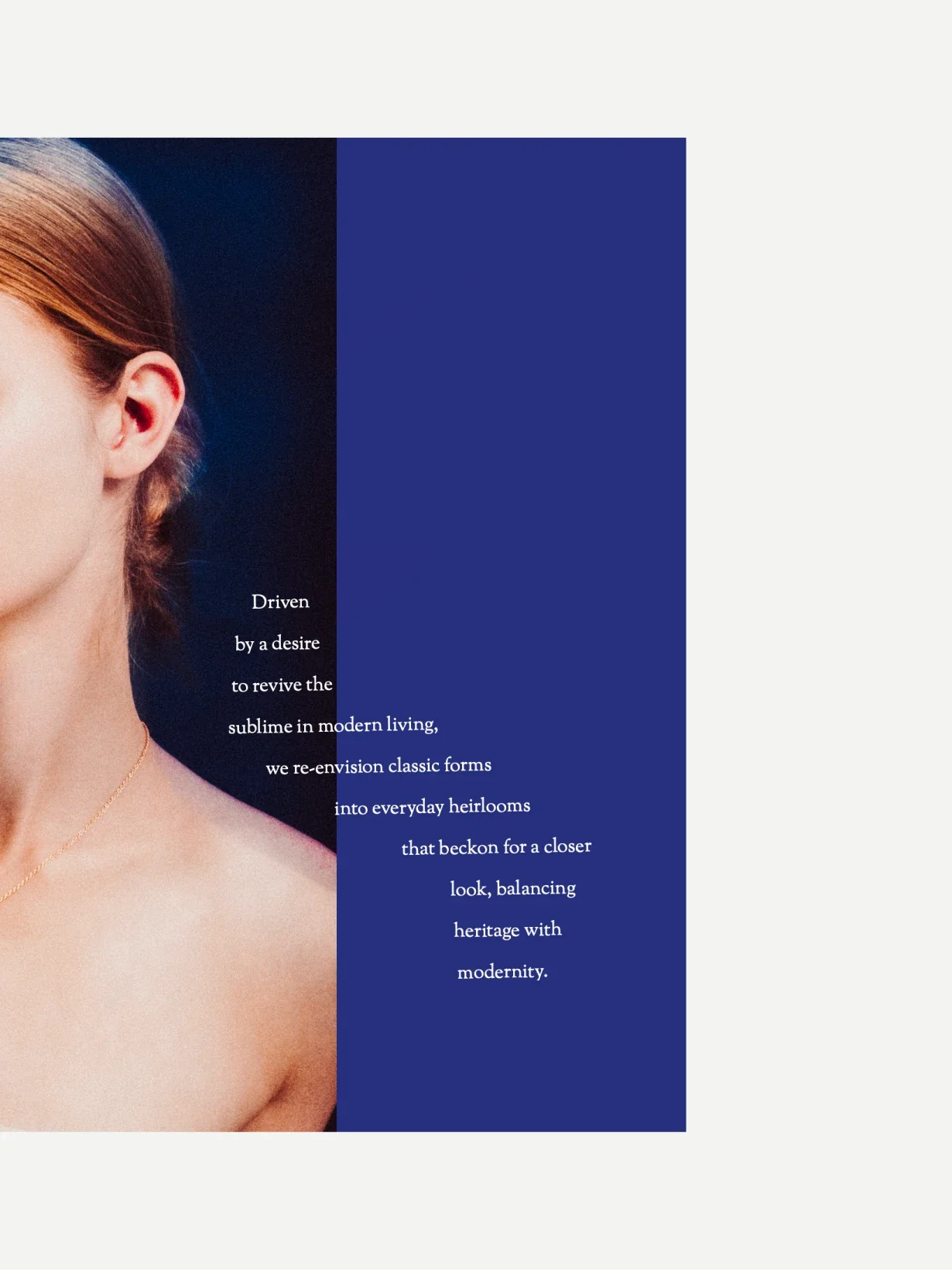 Rudin campaign image with typographic composition