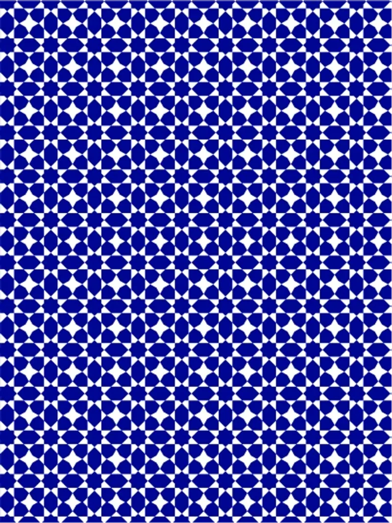 Bloobloom pattern created from logo symbol.