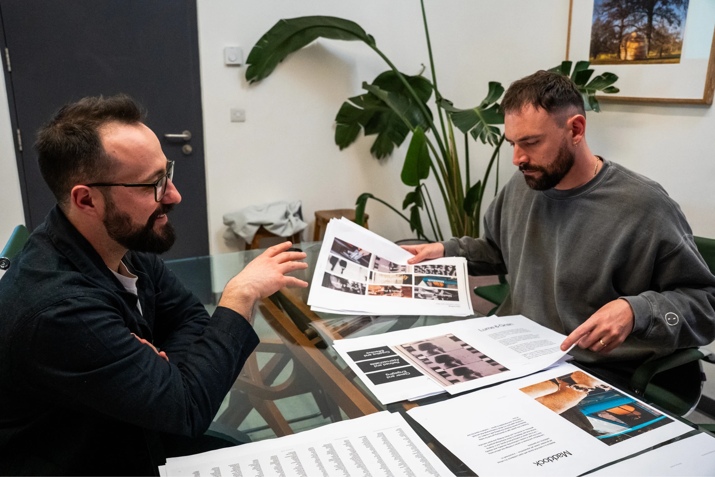 James and Alex at Bodkin studio
